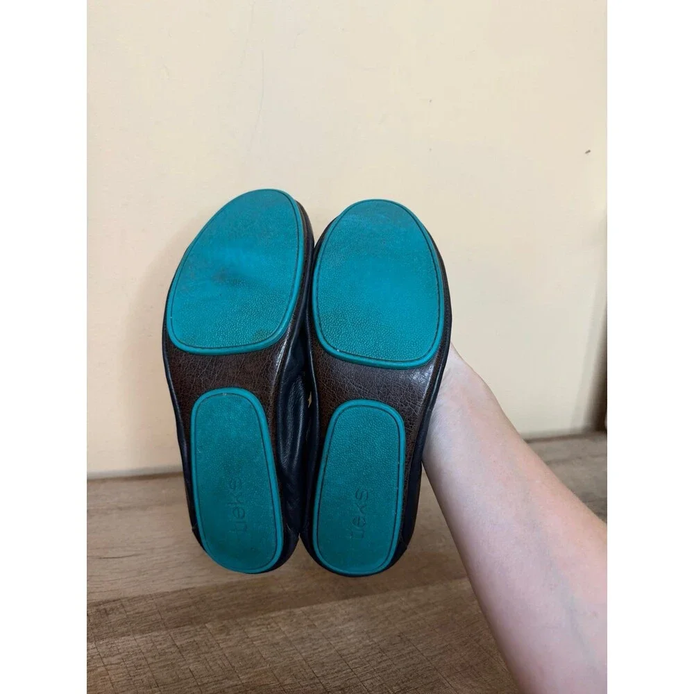 Tieks by Gavrieli black leather ballet flats size 10 shoes